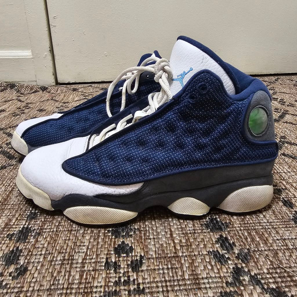 Nike Air Jordan 13 Retro Navy Flint Size 5.5 Youth